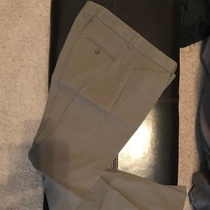 Olive green flare leg Editor Pant